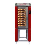 Four boulangerie 10 niveaux 400x800 sur pietement avec hotte aspirante