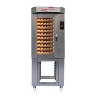 Four boulangerie 10 niveaux 400x800 sur pietement avec hotte aspirante